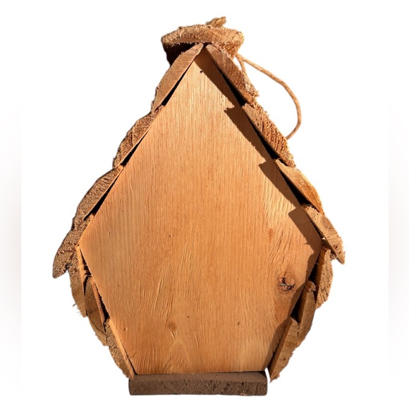 'Gone Golfing' Home Decor Rustic Wooden Bird House (Indoor Use Only) 9"x 7"x 6" - Picture 3 of 7
